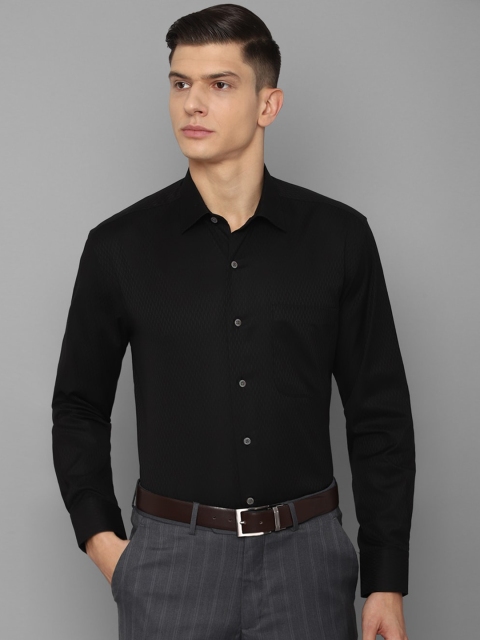 

Luxure by Louis Philippe Men Black Formal Shirt