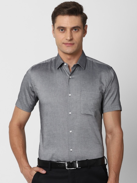 

Peter England Men Grey Slim Fit Semiformal Shirt