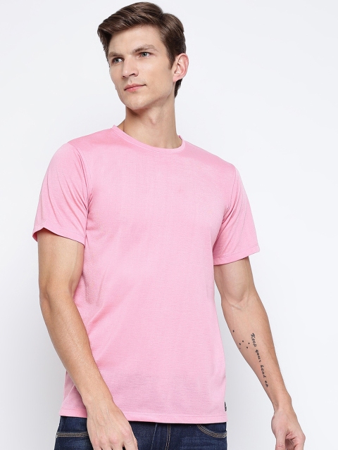 

Pactorn Men Pink Solid T-shirt