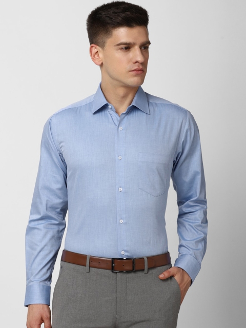 

Van Heusen Men Blue Formal Shirt