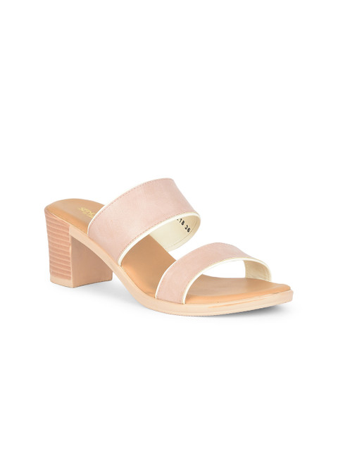 

Liberty Women Peach-Coloured Slip-On