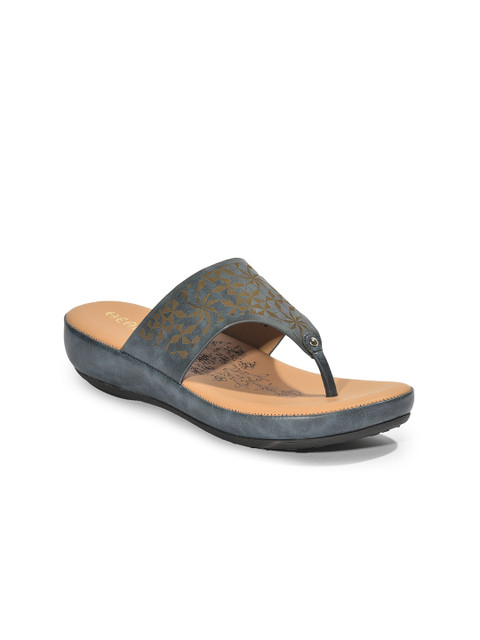 

Liberty Women Navy Blue & Beige Thong Flip-Flops