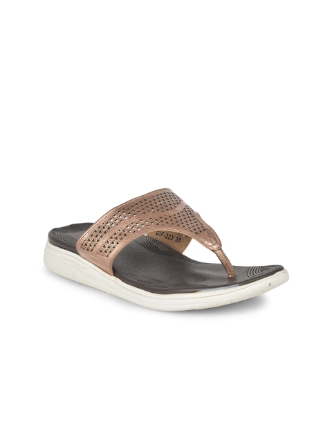

Liberty Women Copper-Toned Thong Flip-Flops