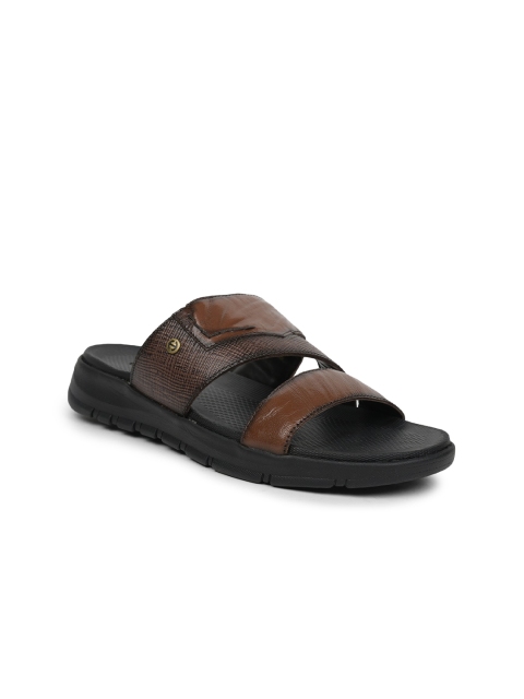 

Liberty Men Tan & Coffee Brown Comfort Sandals