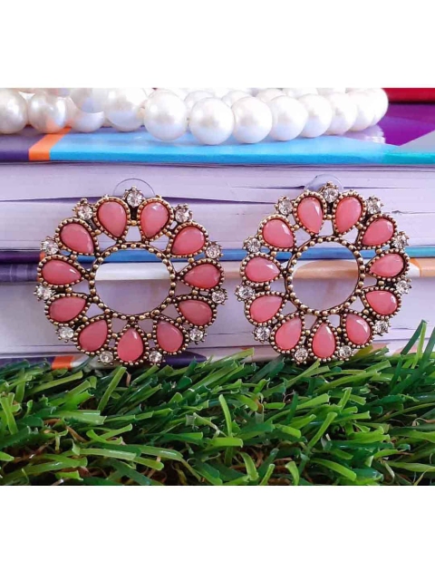 

RICH AND FAMOUS Multicoloured Contemporary Studs Earrings, Multi