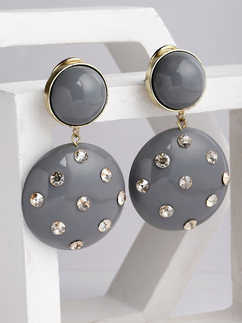 

Bijoux by Priya Chandna Grey Contemporary Drop Earrings
