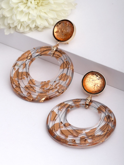 

Bijoux by Priya Chandna Rose Gold Contemporary Drop Earrings