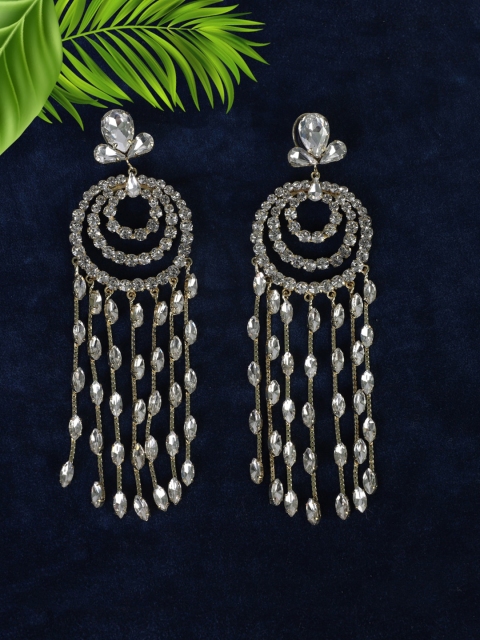 

Bijoux by Priya Chandna Transparent Contemporary Drop Earrings