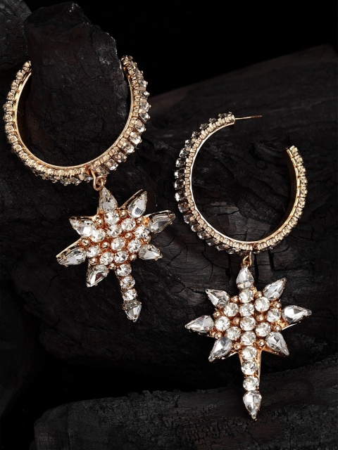 

Bijoux by Priya Chandna Transparent Contemporary Jhumkas Earrings