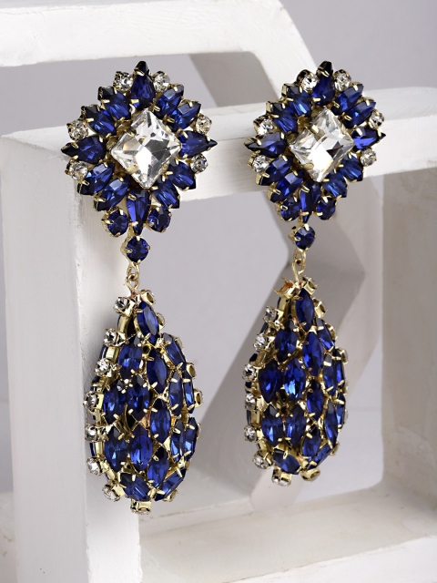 

Bijoux by Priya Chandna Blue Contemporary Drop Earrings