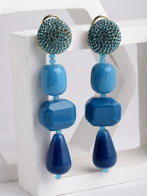 

Bijoux by Priya Chandna Blue Contemporary Drop Earrings