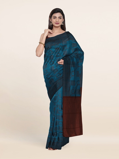 

Pothys Blue & Maroon Art Silk Saree