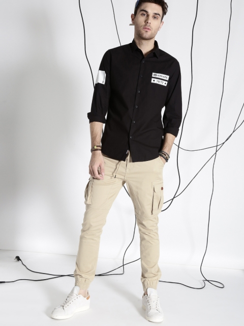 

Ecko Unltd Beige Cargo Trousers