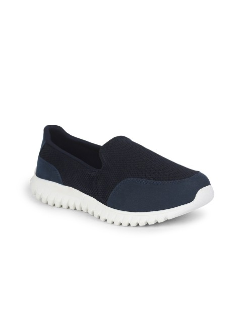 

Liberty Men Navy Blue Mesh Walking Non-Marking Shoes