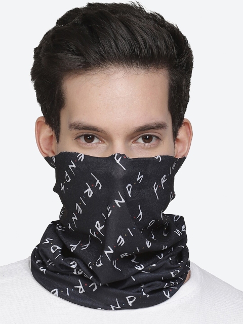 

Free Authority Men Black & White Friends Printed Neck Gaiter