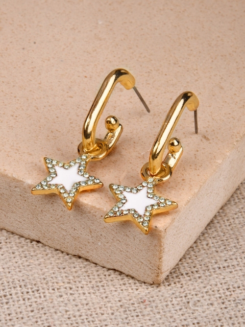 

Accessorize London Women Gold Chubby Star Earring