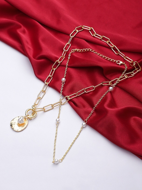 

KACY Gold-Toned & Gold-Plated Set Of 2 Chains