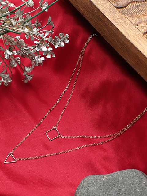 

KACY Silver-Plated Layered Necklace