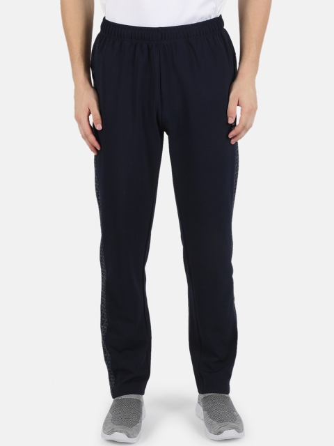 

rock.it Men Navy Blue Solid Track Pants