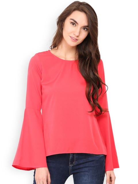 

Trend Arrest Women Pink Solid Top