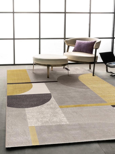 

DDecor Grey Geometric Pattern Rug