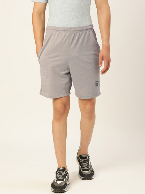 

Sports52 wear Men Grey Solid Sports Shorts
