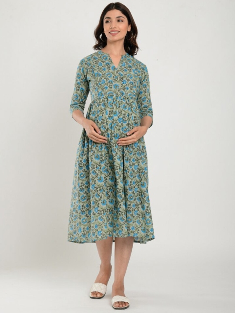 

CRAFIQA Grey Printed Nightdress