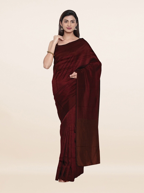 

Pothys Maroon Floral Saree