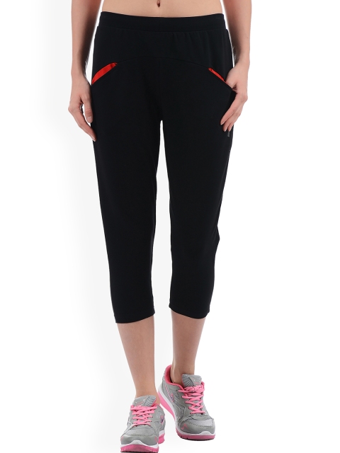 

Sweet Dreams Women Black Narrow Fit Solid Workout Capris