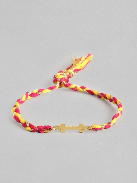 

Pipa Bella Men Dumb-Bell Shaped Rakhi, Multi