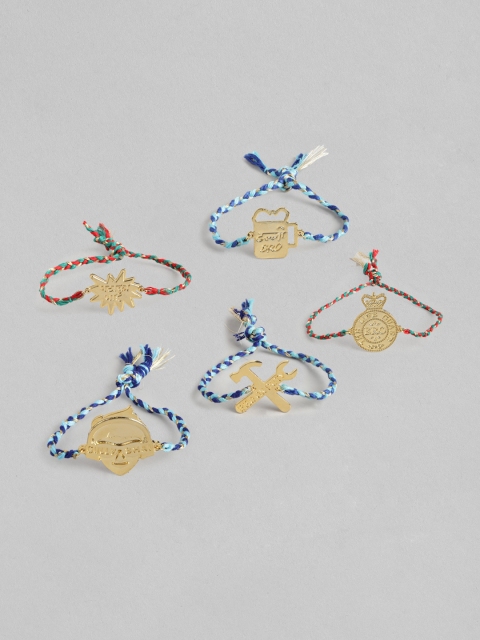 

Pipa Bella Men Set of Multi-Coloured Typography Rakhis