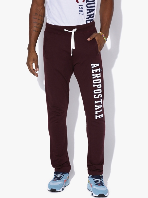 

Aeropostale Burgundy Applique Slim Fit Track Pants