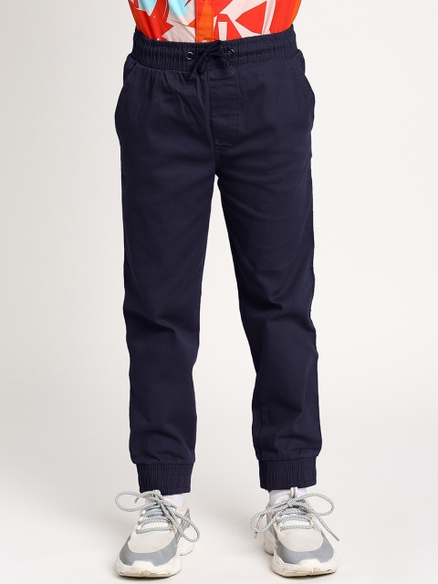 

MANET Boys Navy Blue Relaxed Joggers Trousers