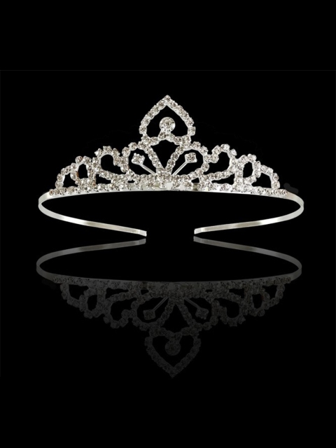

ANNA CREATIONS Women Silver-Toned Embellished Hairband