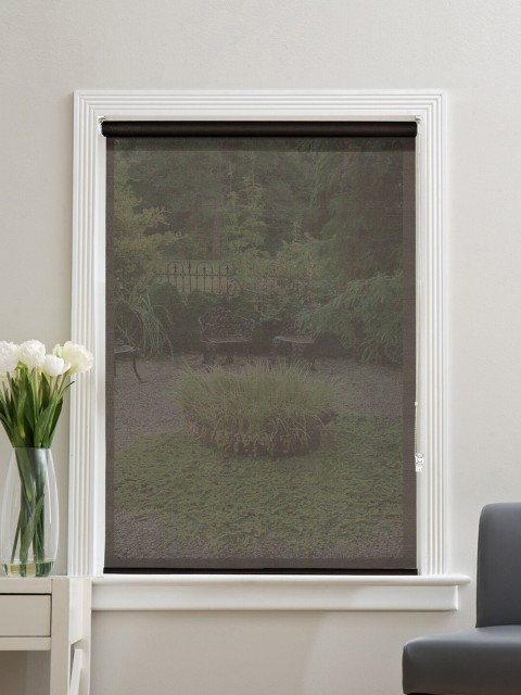 

Deco Window Brown Room Darkening Window Blinds