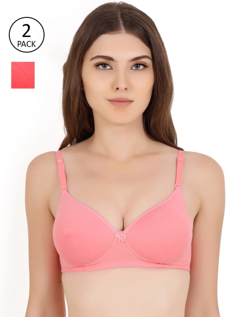 

Floret Rose & Peach-Coloured Bra Heavily Padded