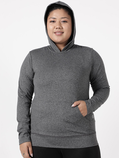 

STUDIOACTIV Women Grey Hooded Sweatshirt