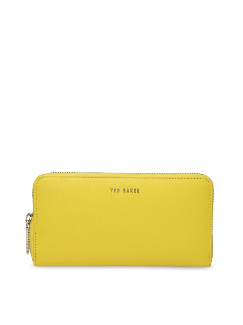 

Ted Baker Yellow Leather Swagger Sling Bag