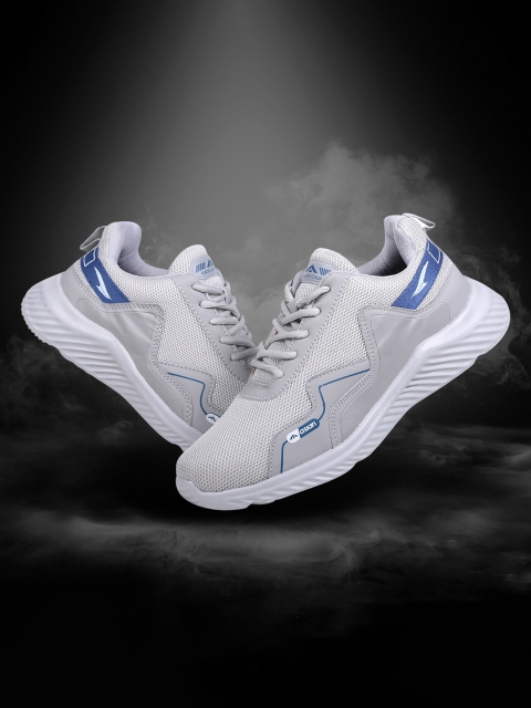 

ASIAN Men Grey Mesh Running Shoes