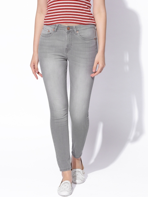 

Aeropostale Grey Super Skinny Fit High-Rise Jeans