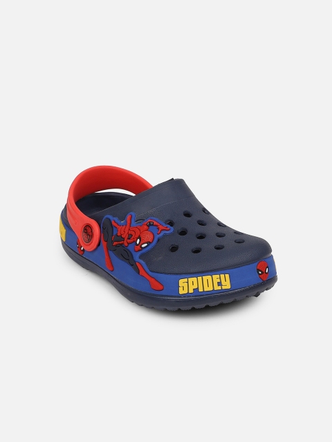 

Kids Ville Girls Red & Blue Spiderman Featured Clogs