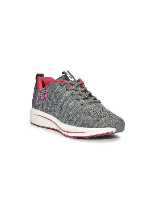 

Liberty Women Grey Mesh Running Non-Marking Shoes