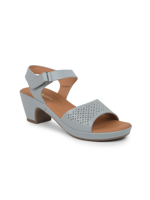 

Liberty Women Grey & Brown PU Comfort Sandals