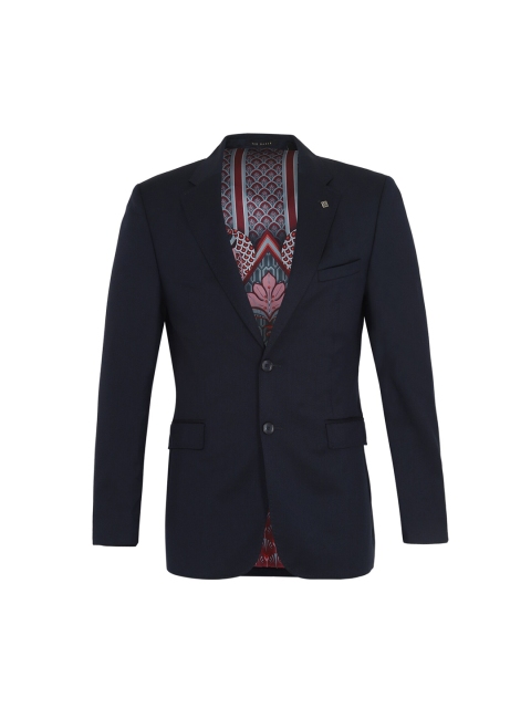 

Ted Baker Men Blue Regular Fit Single-Breasted Blazer