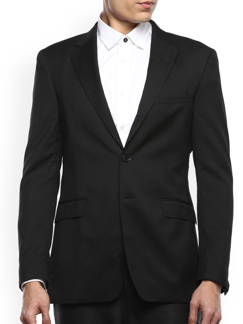 

Ted Baker Men Black Solid Single-Breasted Formal Blazer