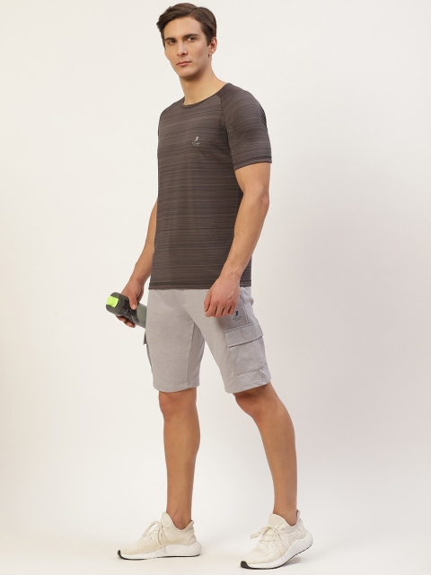 

ARMISTO Men Black & Grey T-shirt with Shorts Set