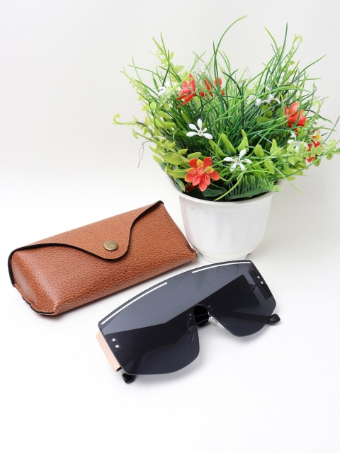 

CELEBRITY SUNGLASSES Unisex Grey Lens & Black Other Sunglasses with UV Protected Lens