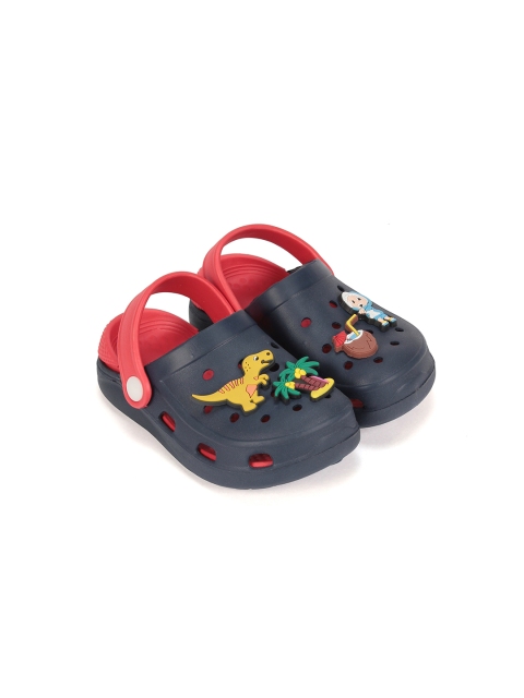 

Lil Lollipop Kids Navy Blue & Red Clogs Sandals