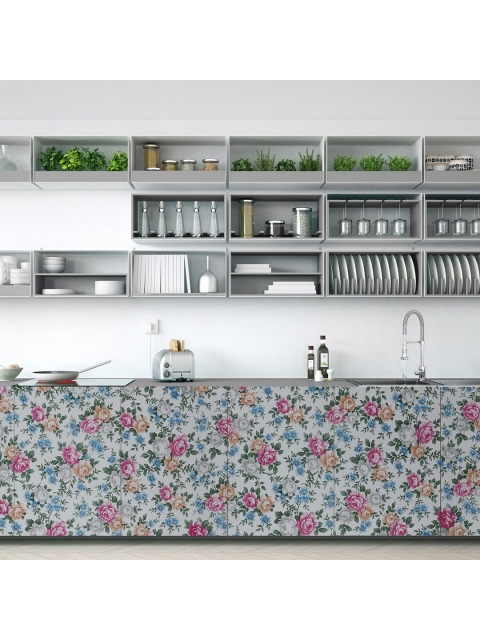 

Ispace White & Pink Printed Wallpapers