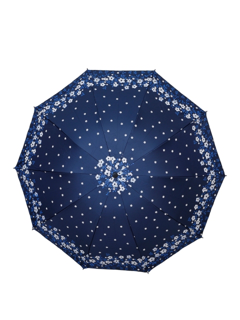 

LOOM LEGACY Blue Floral Printed 3-Fold Umbrella